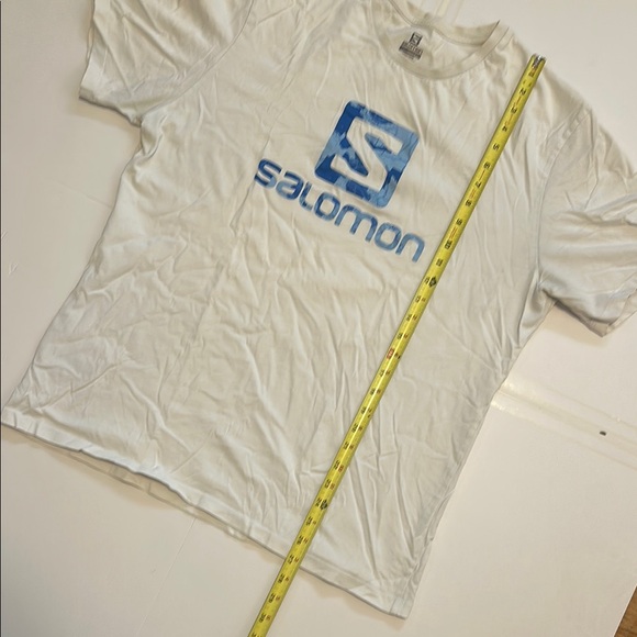 Salomon White and Blue Men's T-Shirt - Picture 3 of 4